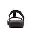 Clarks Szandál Clarks Amanda Tealite 26171125 Black Nubuck
