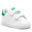 adidas Обувки adidas Stan Smith Cf I FX7532 Ftwwht/Ftwwht/Green