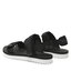 Columbia Szandál Columbia Via Sandal BL8473 Black/White 012