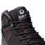 Halti Trekingová obuv Halti Hakon Mid Dx W Trekking Shoe 054-2727 Black/Bordeaux P9969