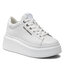 KARL LAGERFELD Sneakersy KARL LAGERFELD KL63515 White Lthr/Mono