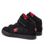 DC Sneakers DC Sw Pure Hi ADBS300380 Black/Red/Black(XKRK)