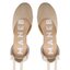 Manebi Espadrilky Manebi Soft Suede Wedge Espadrilles M 1.1 WV Champagne Beige