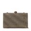 Kurt Geiger Kabelka Kurt Geiger Crystal Kensington Clutch 9102940609 Beige