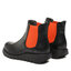 Fly London Ghete Jodhpur Fly London Salvfly P143195083 Black (Orange Elastic) 083