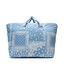 Manebi Bolso Manebi Ribiera Bag Maxi B 1.1 Ar Denim Blue/Bandana Nylon