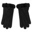Ugg Γάντια Ugg W Shorty Glove W Leather Trim 17367 Black
