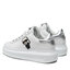KARL LAGERFELD Sportcipő KARL LAGERFELD KL62530 White Lthr W/Silver