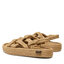 Bohonomad Sandalen Bohonomad Bodrum Platform Sandal BOD.0012.PRS Beige