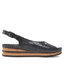 Pollonus Sandale Pollonus 5-1403-002 Granat Crush/Perfo