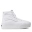 Vans Sneakersy Vans Sk8-Hi Tapered VN0A5JMKW001 Canvas True White