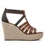 MICHAEL Michael Kors Еспадрили MICHAEL Michael Kors Bradley Wedge 40S3BYMS2B Brn/Luggage