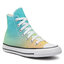 Converse Sneakers aus Stoff Converse Ctas Hi A00545C Citron Zest/Baltic Blue/White