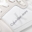 Calvin Klein Jeans Сникърси Calvin Klein Jeans Runner Sock Laceup Ny-Lth Wn YW0YW00840 Bright White YAF