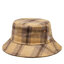 New Era Klobouk New Era Check Bucket Newera 60364231 Hnědá