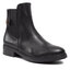 Tommy Hilfiger Ghete Jodhpur Tommy Hilfiger Th Leather Flat Boot FW0FW06749 Black BDS
