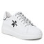 Patrizia Pepe Сникърси Patrizia Pepe PJ210.06 Bianco/Nero