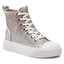 MICHAEL Michael Kors Sneakers aus Stoff MICHAEL Michael Kors Gertie High Top 43S2GTFE6D Silv/Plgold