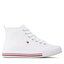 Tommy Hilfiger Plátenky Tommy Hilfiger High Top Lace-Up T3A9-32679-0890 S White 100