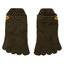Vibram Fivefingers Rövid unisex zoknik Vibram Fivefingers Athletic No Show S18N01 Military Green