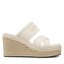 Calvin Klein Еспадрили Calvin Klein Wedge 50Hh HW0HW01498 Marshmallow YBJ