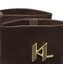 KARL LAGERFELD Cizme KARL LAGERFELD KL45090 Dark Brown Lthr