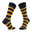Happy Socks Σετ 4 ζευγάρια ψηλές κάλτσες unisex Happy Socks XCCS09-6300 Έγχρωμο
