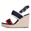 Tommy Hilfiger Espadrillas Tommy Hilfiger Rwb Feminne Wedge FW0FW07180 Rwb 0GY