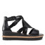 Tamaris Szandál Tamaris 1-28221-28 Black/Struct. 027