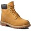 Timberland Turistická obuv Timberland 6 In Premium Wp Boot 12909/TB0129097131 Wheat Nubuc Yellow