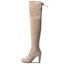 Stuart Weitzman Cizme lungi muschetar Stuart Weitzman Highland YL53475 Brownstone Suede