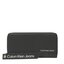 Calvin Klein Jeans Голям дамски портфейл Calvin Klein Jeans Sculpted Zip Around Tag K60K610580 BDS