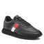 Tommy Jeans Sneakersy Tommy Jeans Leather Runner Ess EM0EM00898 Triple Black 0GK