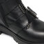 Steve Madden Kozačky Steve Madden Jhoofy SM15000141-03001-017 Black Leather