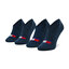 Tommy Hilfiger Set de 2 perechi de șosete scurte pentru bărbați Tommy Hilfiger 701219137 Navy 002