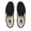Vans Teniși Vans Classic Slip-On VN0A38F7PHN1 (Flame) Black/Black/Tr Wht