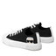 KARL LAGERFELD Кецове KARL LAGERFELD KL60310 Black Canvas
