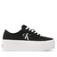 Calvin Klein Jeans Tenisky Calvin Klein Jeans Flatform+ Cupsole Low Txt YW0YW01033 Black BDS