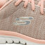 Skechers Boty Skechers Twisted Fortune 12614/NTCL Natural/Coral
