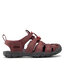 Keen Sandale Keen Clearwater Cnx Lleather 1025088 Wine/Red Dahlia