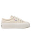Superga Кецове Superga 2631 Stripe Platform S5111SW Beige Lt Eggshell/Favorio A7V