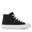 Tommy Hilfiger Sneakers aus Stoff Tommy Hilfiger High Top Lace-Up Sneaker T3A4-32119-0890 S Black 999