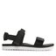 Columbia Szandál Columbia Via Sandal BL8473 Black/White 012