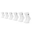 adidas Set de 6 perechi de șosete lungi unisex adidas Cush Crw 6Pp DZ9353 White/White/White/Wz