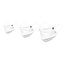 Champion Set od 3 tekstilne maske Champion 805371-WW001 Wht/Wht/Wht