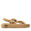 Bohonomad Sandalen Bohonomad Bodrum Platform Sandal BOD.0012.PRS Beige
