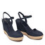 Tommy Hilfiger Espadrilky Tommy Hilfiger Basic Closed Toe High Wedge FW0FW04786 Desert Sky DW5