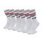 Fila Set de 3 perechi de șosete medii unisex Fila Calze F9090 White 300