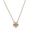 Tory Burch Set náušnice a náhrdelník Tory Burch Kira Pave Pendant And Stud Earring Set 145510 Tory Gold/Crystal 783
