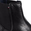 Tommy Hilfiger Ghete Jodhpur Tommy Hilfiger Elevated Leather Mix Chelsea FM0FM02424 Black 990